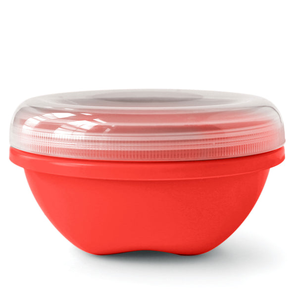 Tupperware Small Storage Container 1611- 23 W/ Red Lid