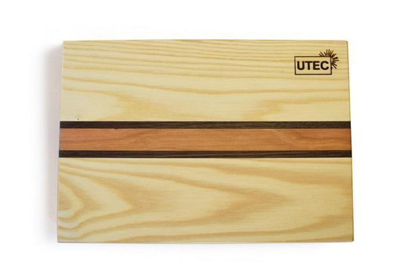 UTEC Cutting Boards: Baguette Board (Light and Dark Wood Variants)